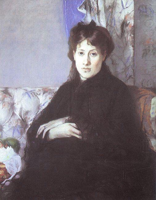 Portrait of Edma Pontillon nee Morisot, Berthe Morisot